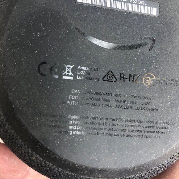 Amazon Echo Dot 3rd Gen Smart Speaker with Alexa Charcoal Gray D9N29T w/Charger - Picture 5 of 15